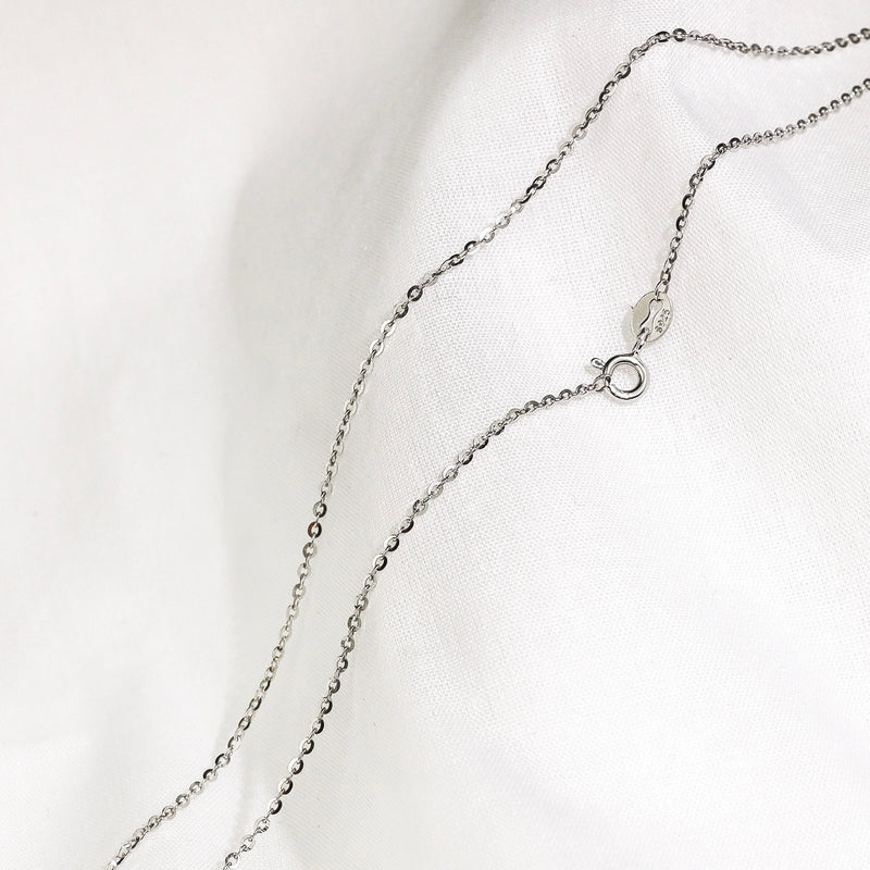 O Chain Necklace 純銀項鍊