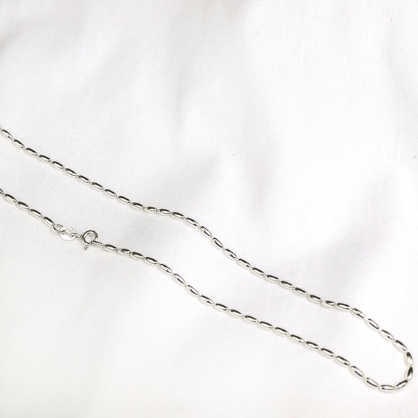 R Chain Necklace 純銀項鍊