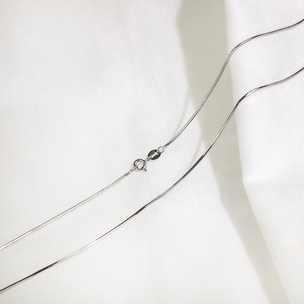 S Chain Necklace 純銀項鍊