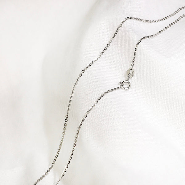 O Chain Necklace 純銀項鍊